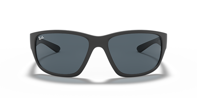 RB4300 Zwart KunststofSunglass Frames van B24, Vooraanzicht