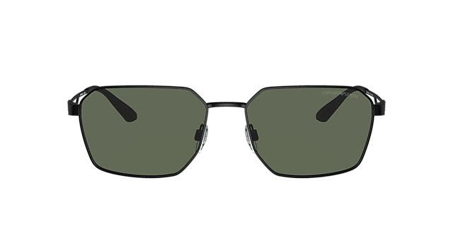 EA2140 Matt Schwarz MetallSunglass Frames von B24, mit getönten Gläsern