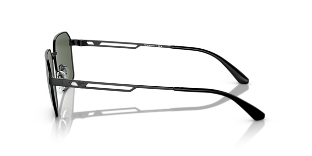 EA2140 Matt Schwarz MetallSunglass Frames von B24, Seitenansicht