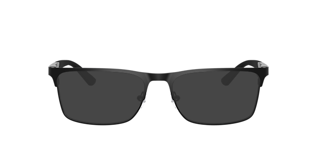 EA1183 Matzwart MetaalEyeglass Frames van B24, met getinte lenzen