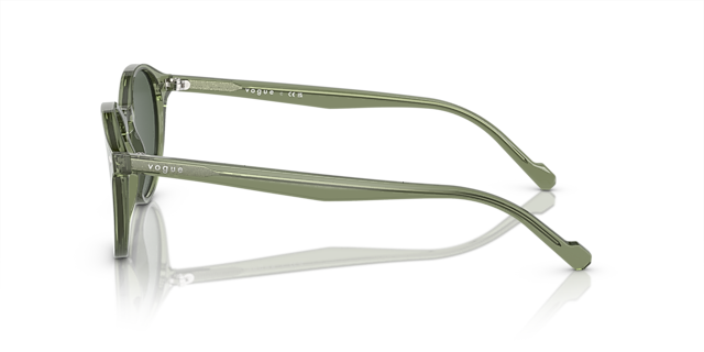 VO5327S Transparent Grün AcetatSunglass Frames von B24, Seitenansicht