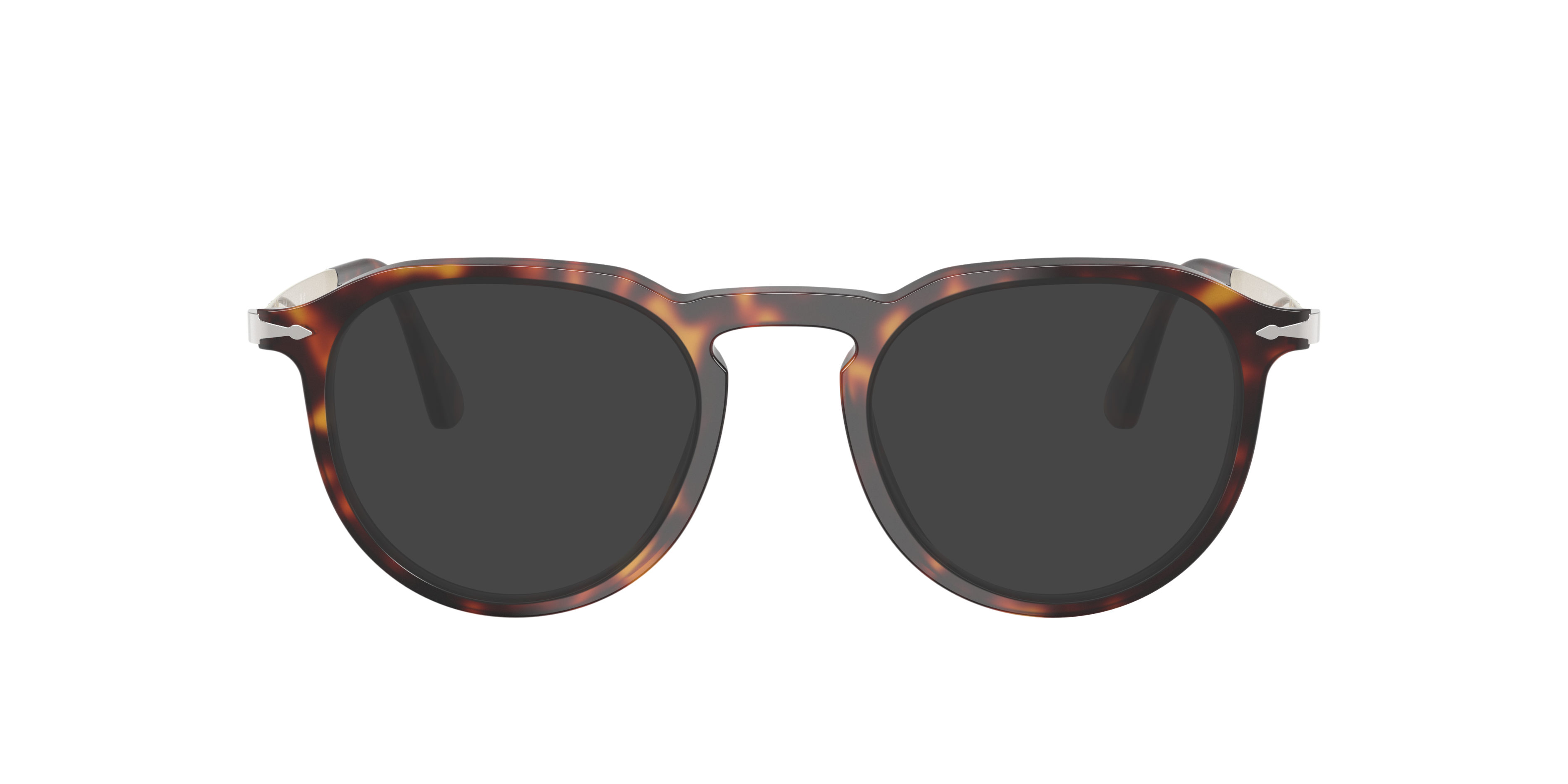 PO3387V Havana AcetaatEyeglass Frames van B24, met getinte lenzen