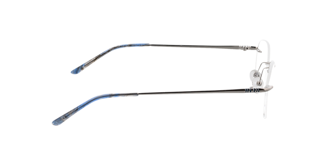 Venus Zilver MetaalEyeglass Frames van B24, Zijaanzicht