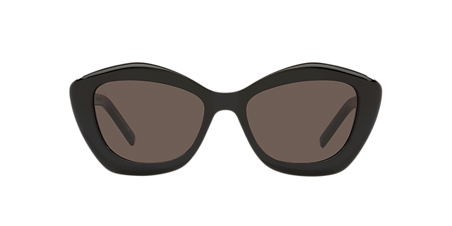 SL 423 Schwarz AcetatSunglass Frames von B24, Vorderansicht