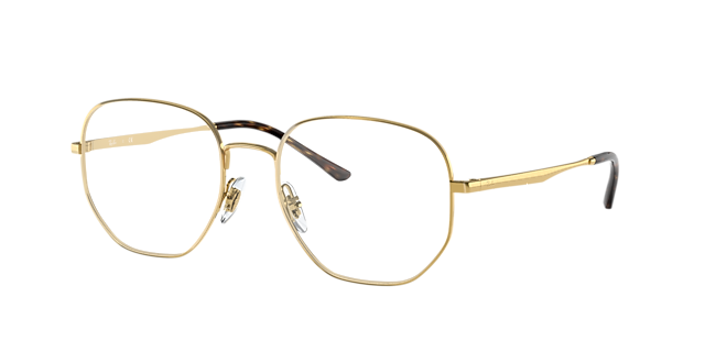 RB3682V Arista goud MetaalEyeglass Frames van B24, Hoekweergave