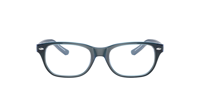 RB1555 Blauw AcetaatEyeglass Frames van B24, Vooraanzicht