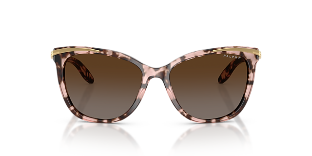 RA5203 Shiny Pink Tortoise & Gold AcetatSunglass Frames von B24, Vorderansicht