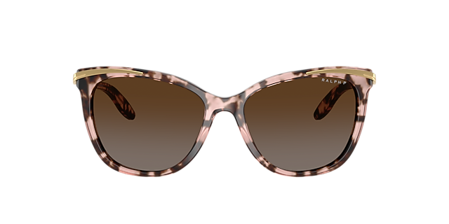 RA5203 Shiny Pink Tortoise & Gold AcetatSunglass Frames von B24, mit getönten Gläsern