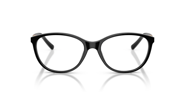BE2205 Schwarz AcetatEyeglass Frames von B24, Vorderansicht