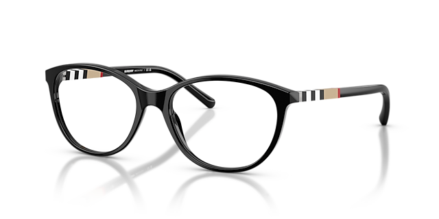 BE2205 Schwarz AcetatEyeglass Frames von B24, Dreiviertelansicht