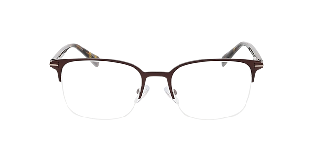 Alabama Matt Brown  &  Grey Havana MetallEyeglass Frames von B24, Vorderansicht