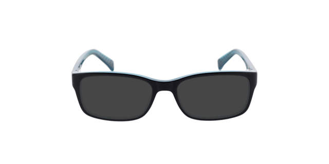 NK 5513 Blaugrün KunststoffEyeglass Frames von B24, mit getönten Gläsern