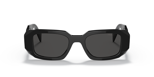 PR 17WS Zwart AcetaatSunglass Frames van B24, Vooraanzicht