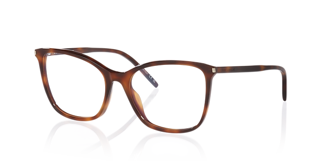 SL835 Tortoise Light AcetatEyeglass Frames von B24, Dreiviertelansicht