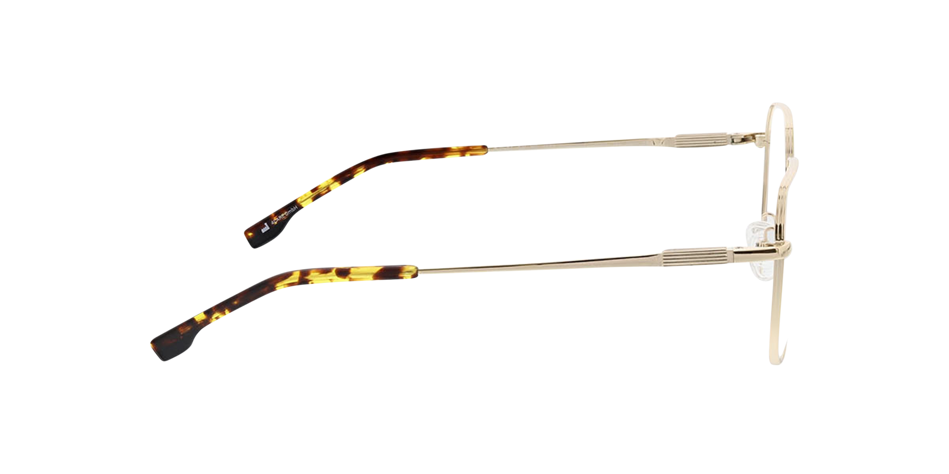 Düsseldorf Gold MetallEyeglass Frames von B24, Seitenansicht