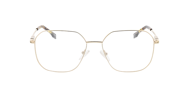 Düsseldorf Goud MetaalEyeglass Frames van B24, Vooraanzicht