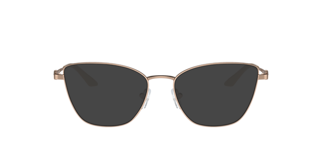 AX1063 Glänzendes Rose Gold MetallEyeglass Frames von B24, mit getönten Gläsern
