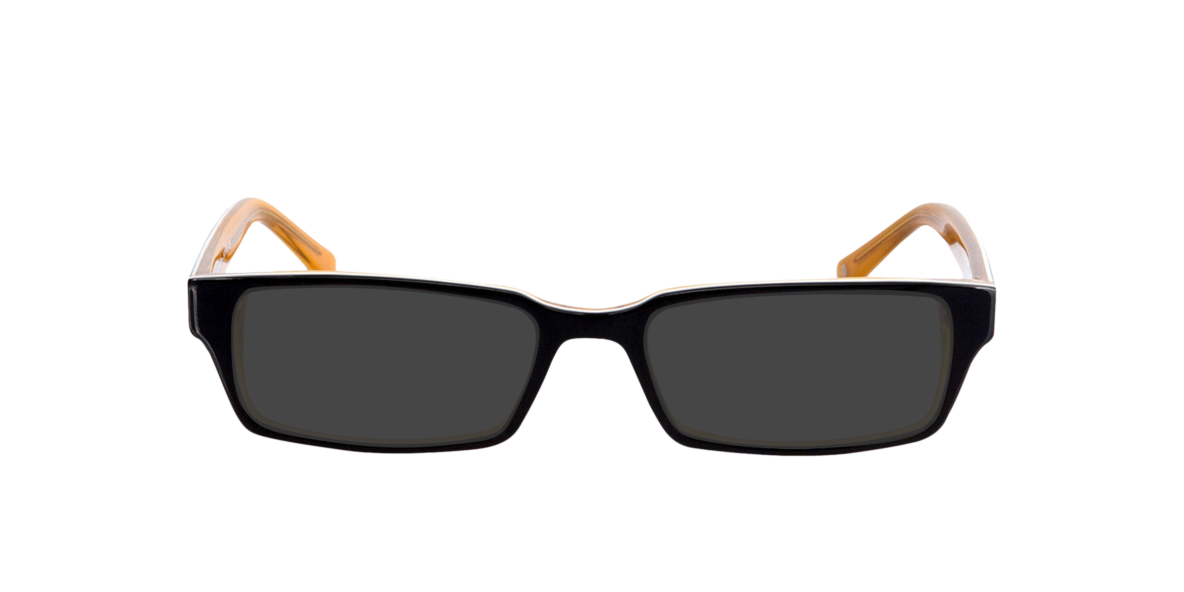 Capuno Schwarz & Orange AcetatEyeglass Frames von B24, mit getönten Gläsern