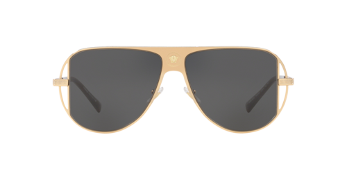 Versace - VE2212, Herren, Gold/gun, Größe: X-Large