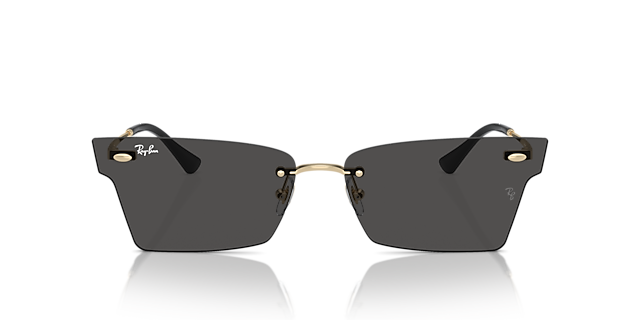 RB3730 Lichtgoud MetaalSunglass Frames van B24, Vooraanzicht