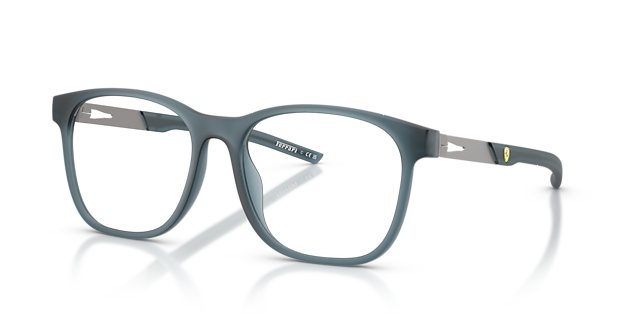 FZ8024U Blue Trasparent KunststoffEyeglass Frames von B24, Dreiviertelansicht