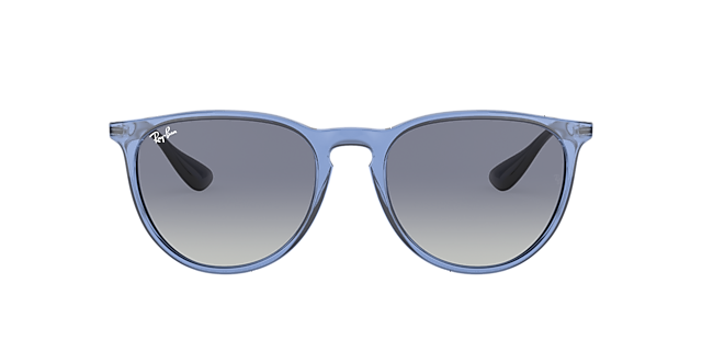 RB4171 Transparant blauw KunststofSunglass Frames van B24, met getinte lenzen