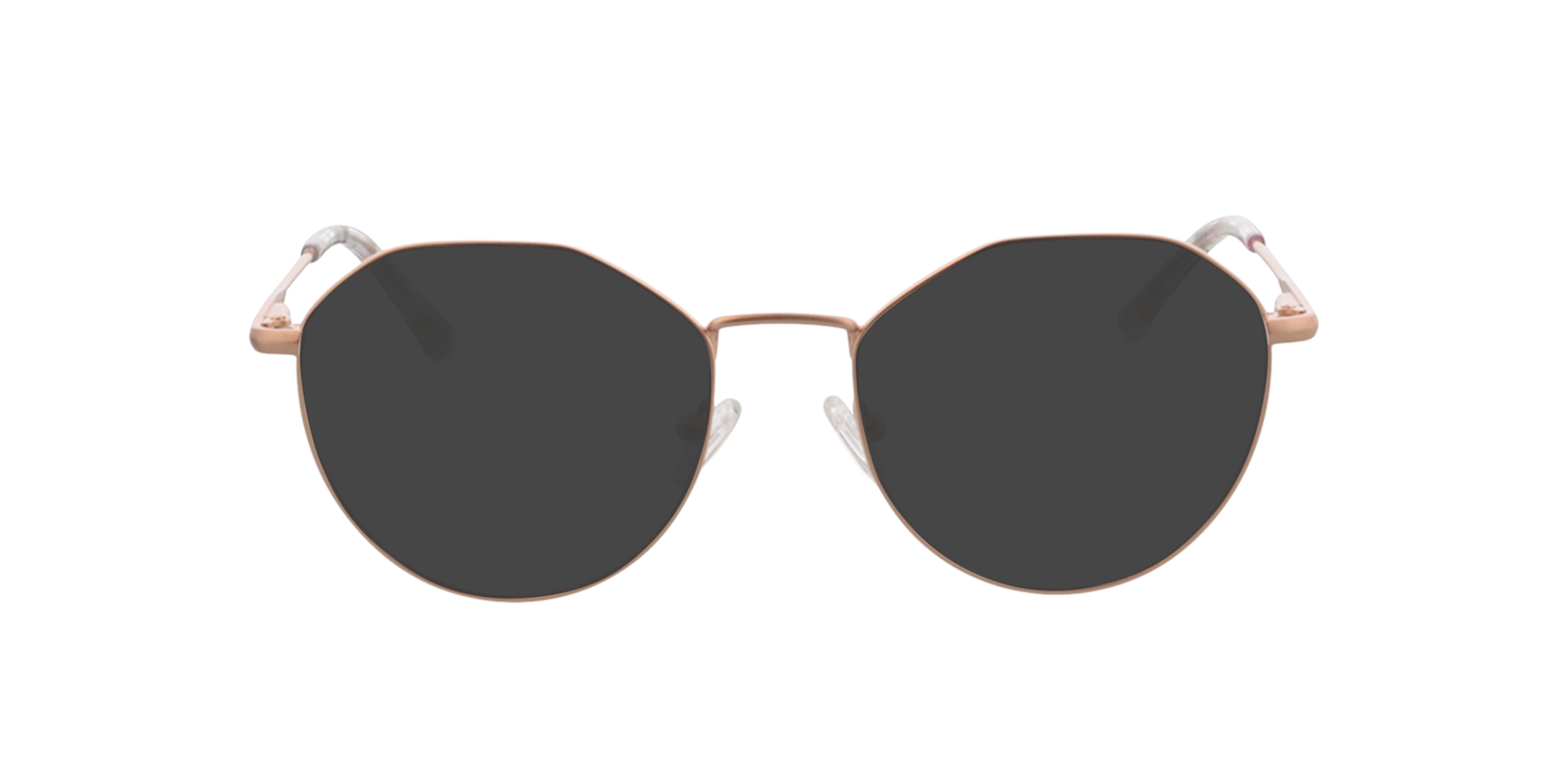 Mabel Roségoud MetaalEyeglass Frames van B24, met getinte lenzen