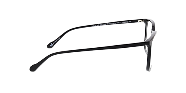Pennsylvania Schwarz AcetatEyeglass Frames von B24, Seitenansicht