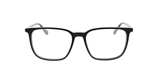 Pennsylvania Schwarz AcetatEyeglass Frames von B24, Vorderansicht