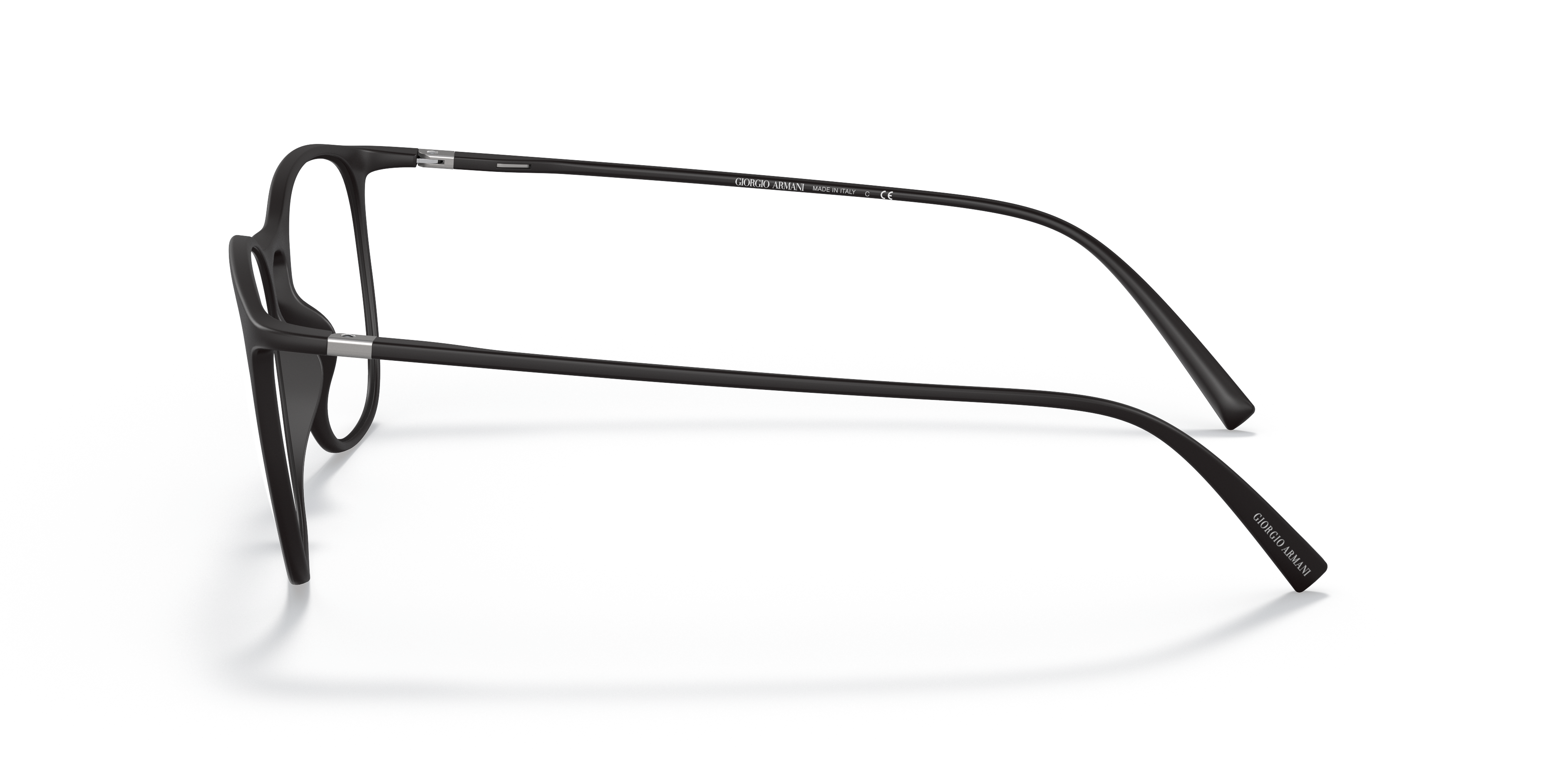 AR7202 Matzwart KunststofEyeglass Frames van B24, Zijaanzicht