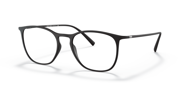 AR7202 Matt Schwarz KunststoffEyeglass Frames von B24, Dreiviertelansicht