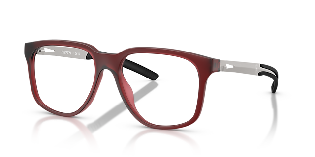 FZ8027U Red Bordeaux KunststoffEyeglass Frames von B24, Dreiviertelansicht