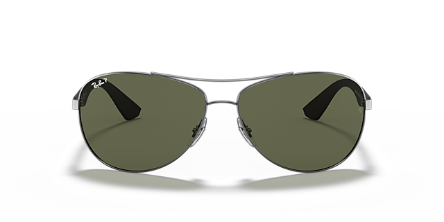 RB3526 Staalgrijs MetaalSunglass Frames van B24, Vooraanzicht