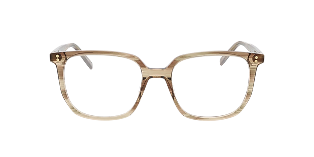 Magnolia Kristal lichtbruin hoorn AcetaatEyeglass Frames van B24, Vooraanzicht