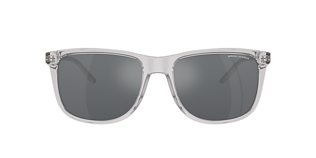 AX4070S Shiny Grey KunststofSunglass Frames van B24, met getinte lenzen