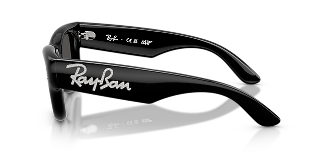 RB4940B Black & Strass KunststoffSunglass Frames von B24, Seitenansicht