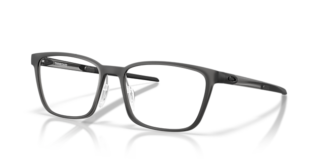 Thinboard Satijnglans dofgrijs KunststofEyeglass Frames van B24, Hoekweergave