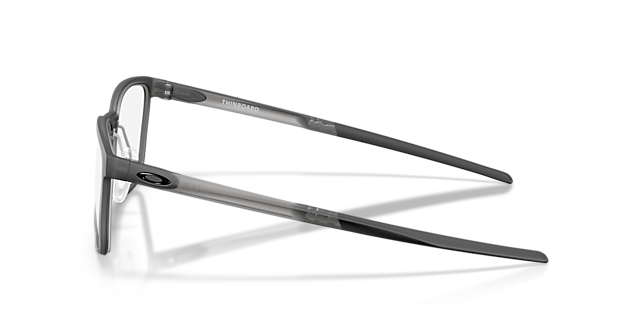 Thinboard Satijnglans dofgrijs KunststofEyeglass Frames van B24, Zijaanzicht