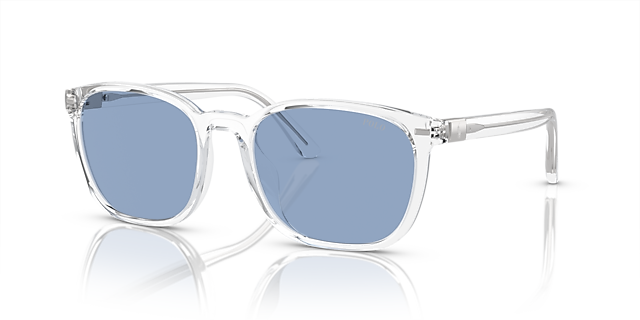 PH4208U Glanzend Kristal KunststofSunglass Frames van B24, Hoekweergave