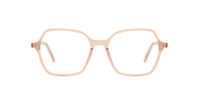 Dalya Crystal Peach AcetaatEyeglass Frames van B24, Vooraanzicht