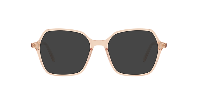 Dalya Crystal Peach AcetaatEyeglass Frames van B24, met getinte lenzen