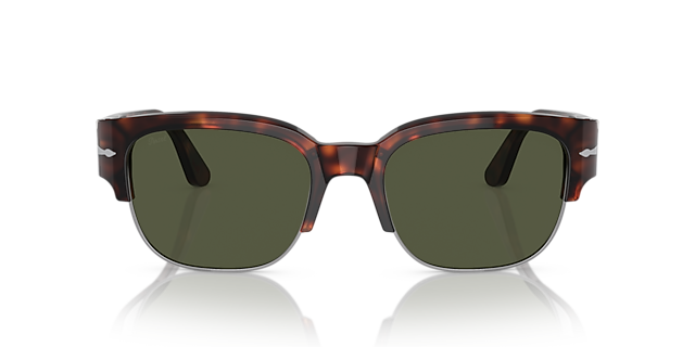 PO3319S Havana AcetaatSunglass Frames van B24, Vooraanzicht