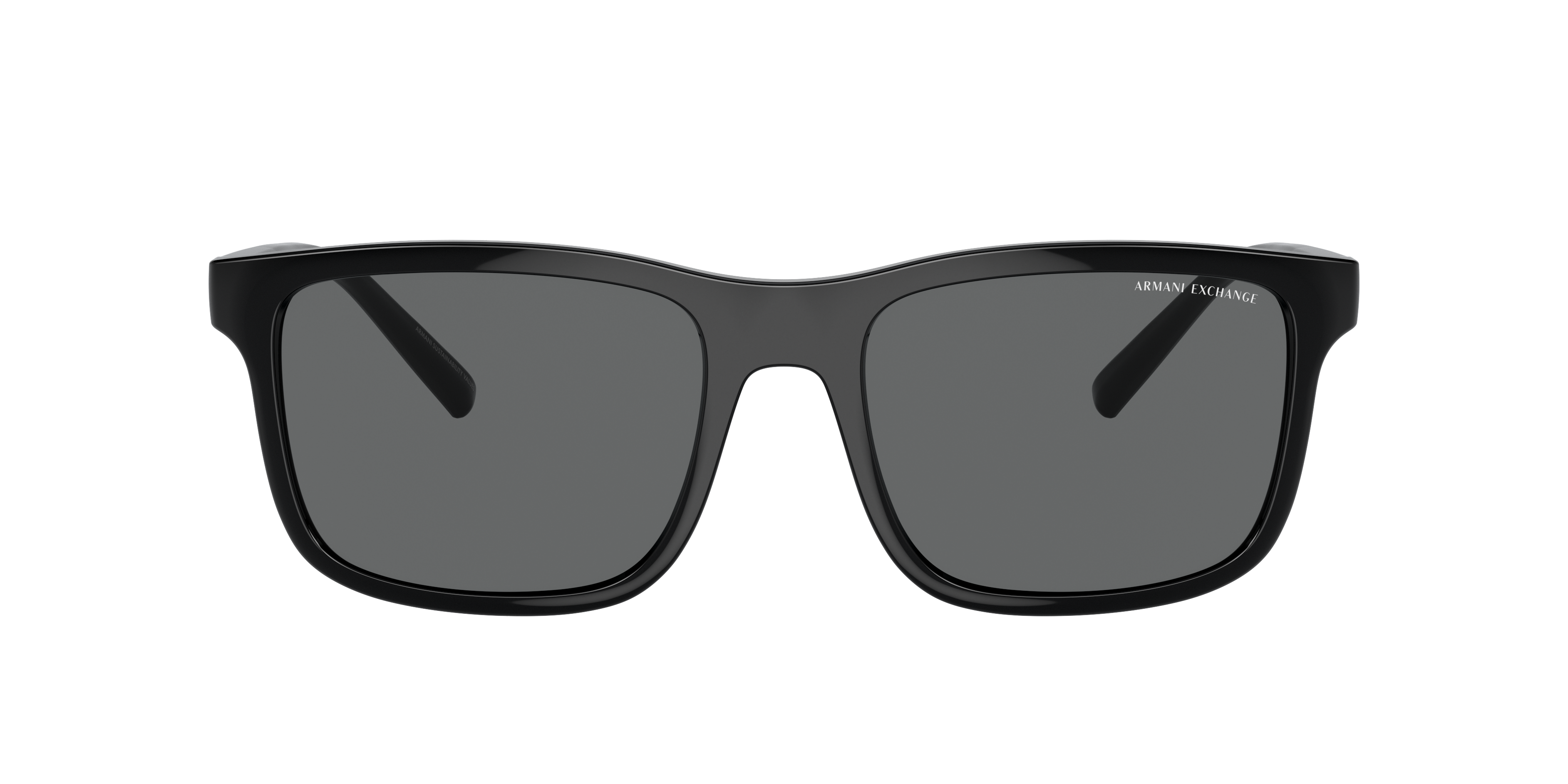 AX4145S Schwarz glänzend KunststoffSunglass Frames von B24, mit getönten Gläsern