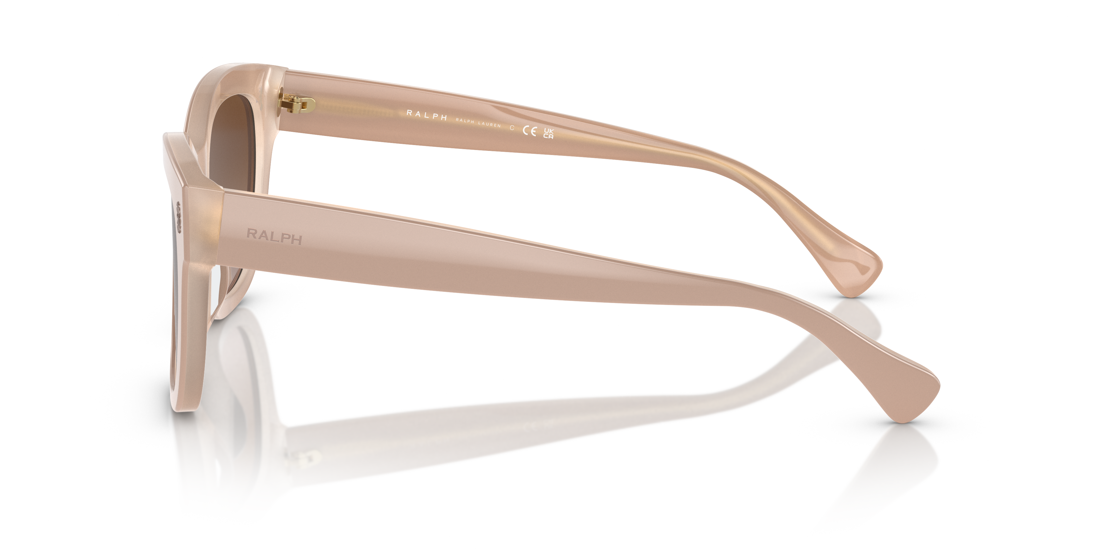 RA5301U Beige On  Milky Beige AcetaatSunglass Frames van B24, Zijaanzicht