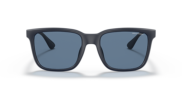 AX4112SU Dark Matte Blue KunststoffSunglass Frames von B24, Vorderansicht