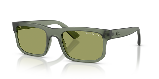 AX4165S Frosted Agave KunststoffSunglass Frames von B24, Dreiviertelansicht