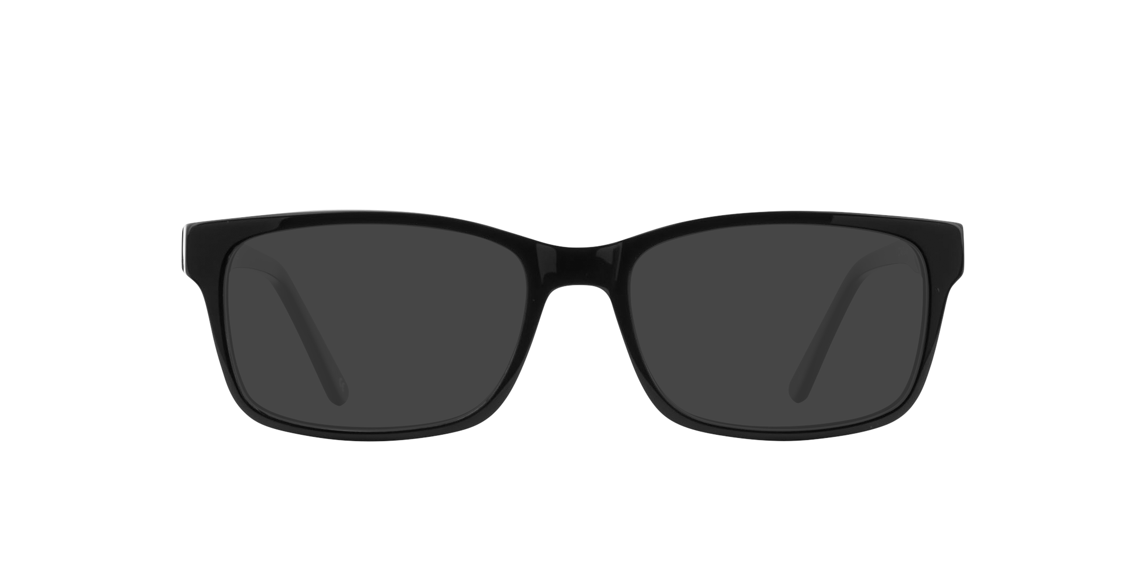 Gillian Jet Black AcetaatEyeglass Frames van B24, met getinte lenzen