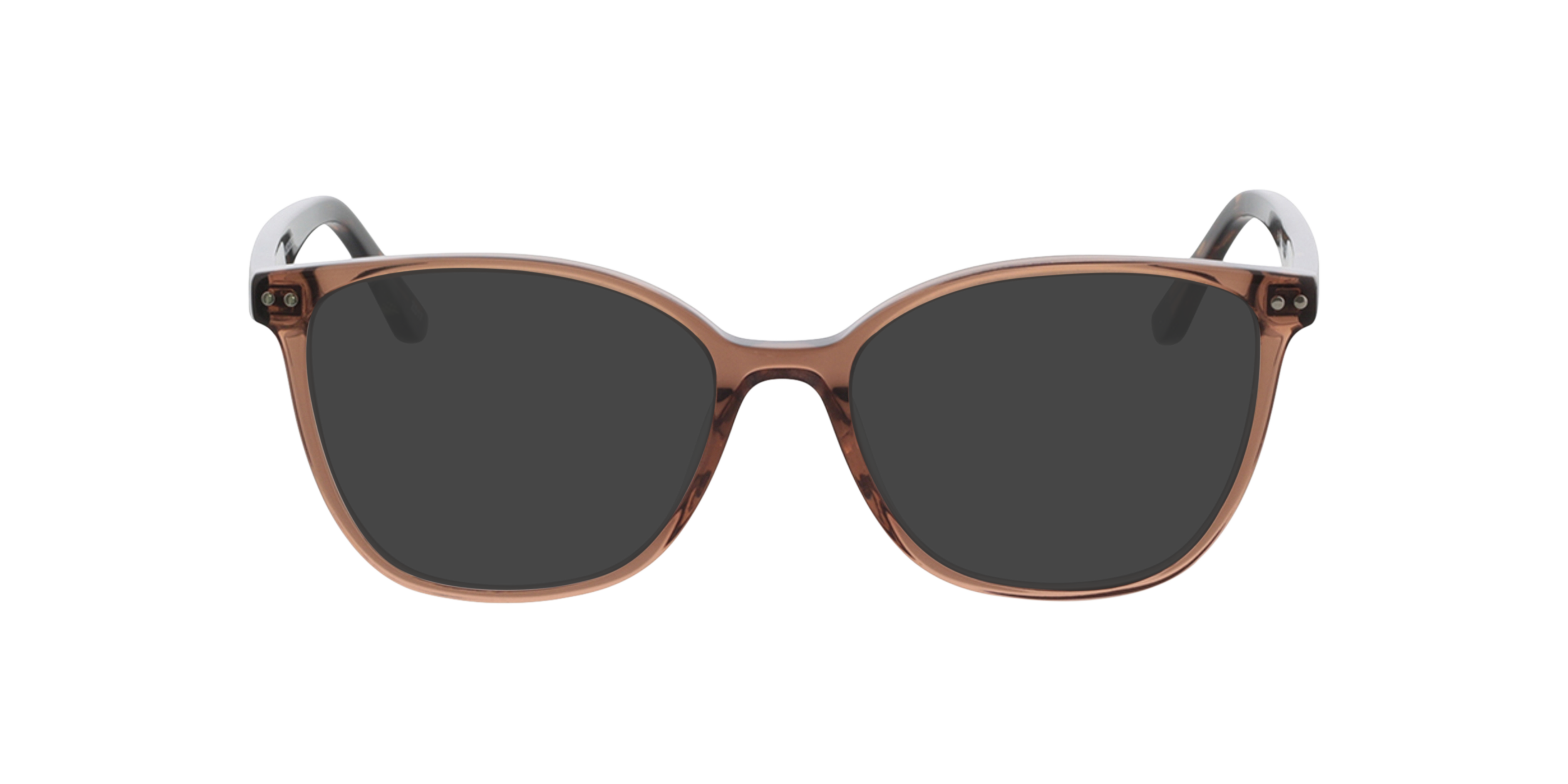 Rosy Crystal Brown  &  Havana AcetatEyeglass Frames von B24, mit getönten Gläsern