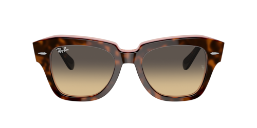 Ray-Ban - RB2186, Havana auf Rosa transparent/Havana On Transparent Brown/Black, Größe: Durchschnittlich