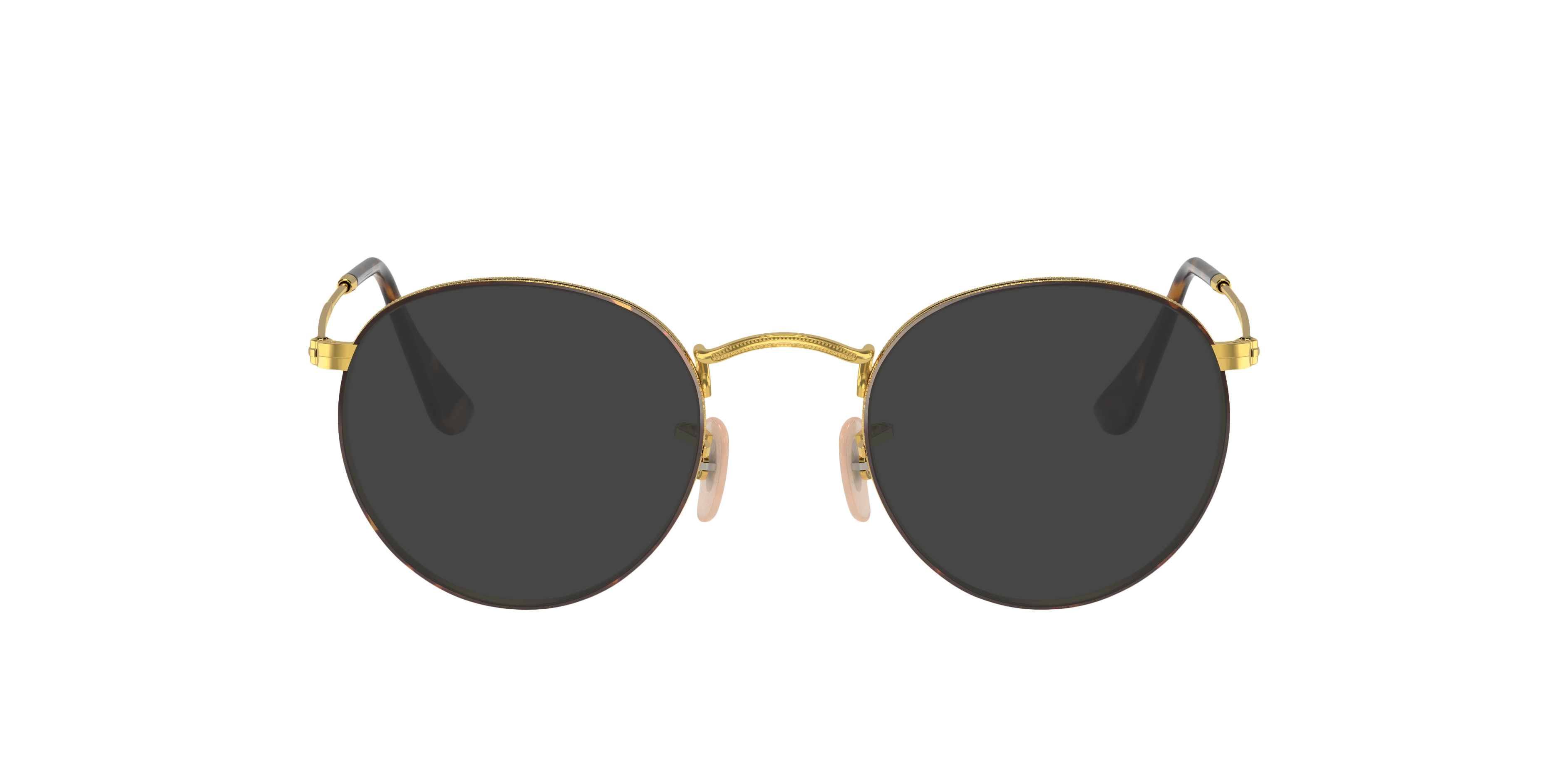 RB3447V Havana auf Gold MetallEyeglass Frames von B24, mit getönten Gläsern